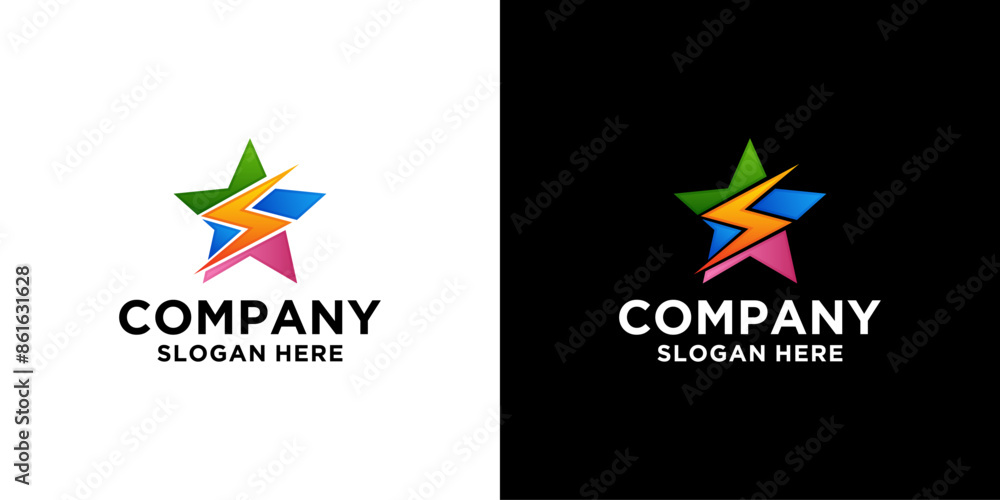 Star Energy logo design vector Star Energy logo design vector