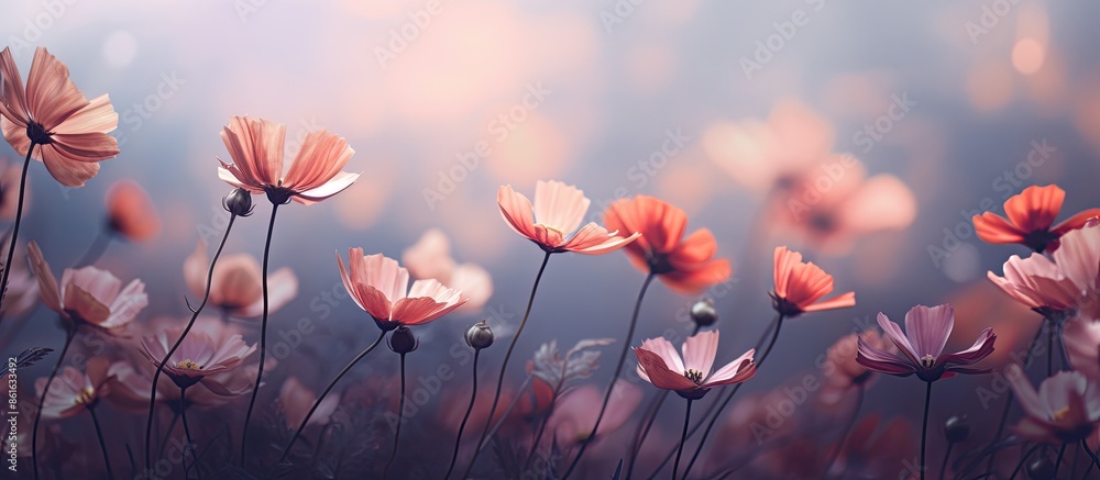 Blurry floral backdrop with copy space image Blurry floral backdrop with copy space image