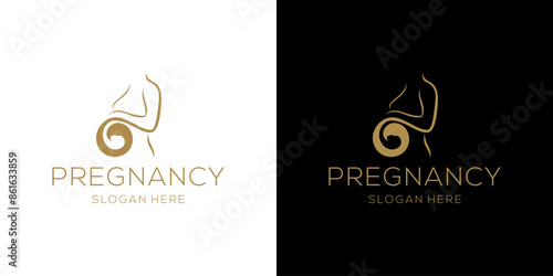 Pregnancy logo line
