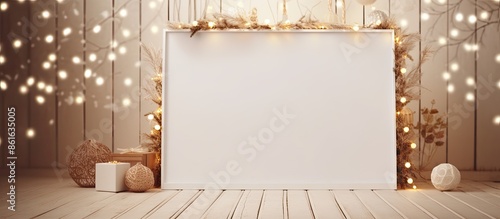 Room adorned for New Year's...