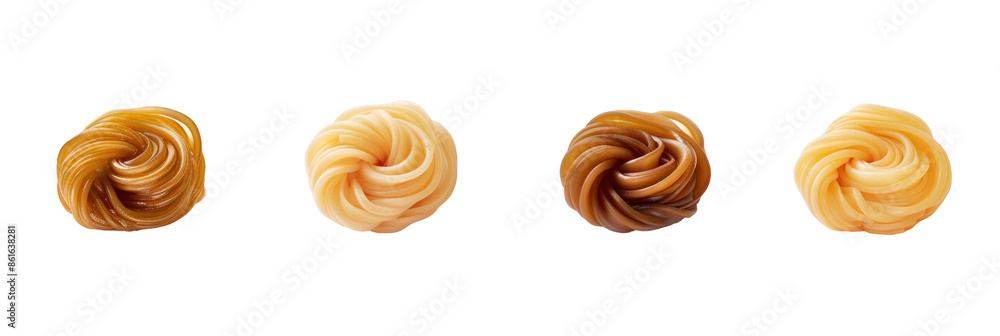 Four Swirls of Caramel Sauce Four Swirls of Caramel Sauce