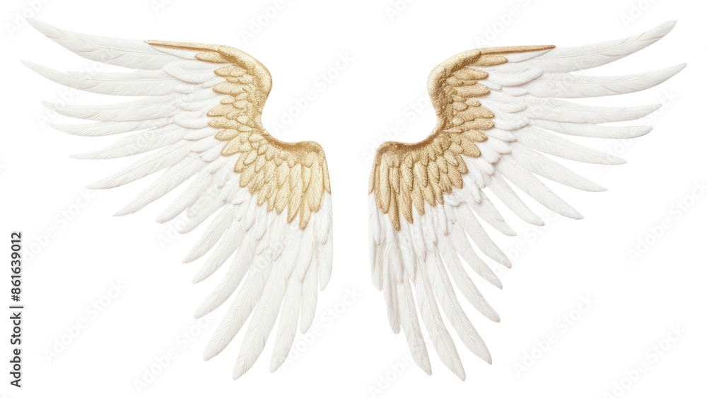 PNG Wings in embroidery style angel white bird. PNG Wings in embroidery style angel white bird.