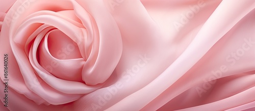 Pink silk fabric texture re...