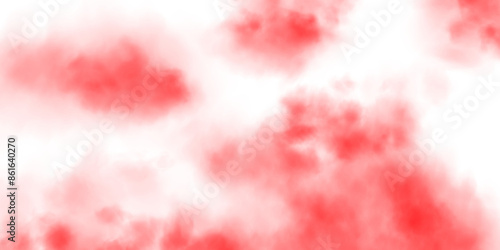 Red fog or smoke. Red smog clouds on floor. Cigarette smoke. Morning fog over land or water surface. Magic haze. Cloud, smoke, fog. PNG.