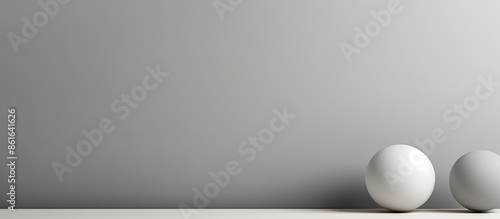 Gray background with an ele...