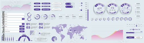 The image shows the interface of a modern app or web application used to track finances or plan events. Basic elements include a set of buttons, menus, and options.
