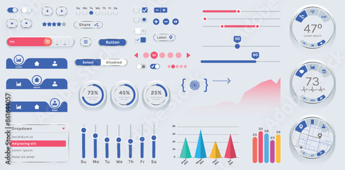 The image shows the interface of a modern app or web application used to track finances or plan events. Basic elements include a set of buttons, menus, and options.