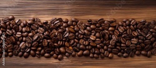 Top-down view of coffee bea...