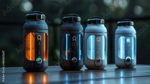 Hydration gear with integrated fitness tracking photo