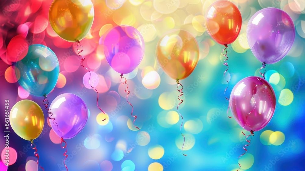 Multicolored baloons Multicolored baloons