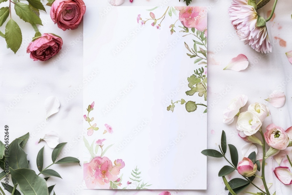 custom made wallpaper toronto digitalA simple and elegant arrangement of pink flowers on a white sheet of paper, perfect for decorations or as a symbol of appreciation