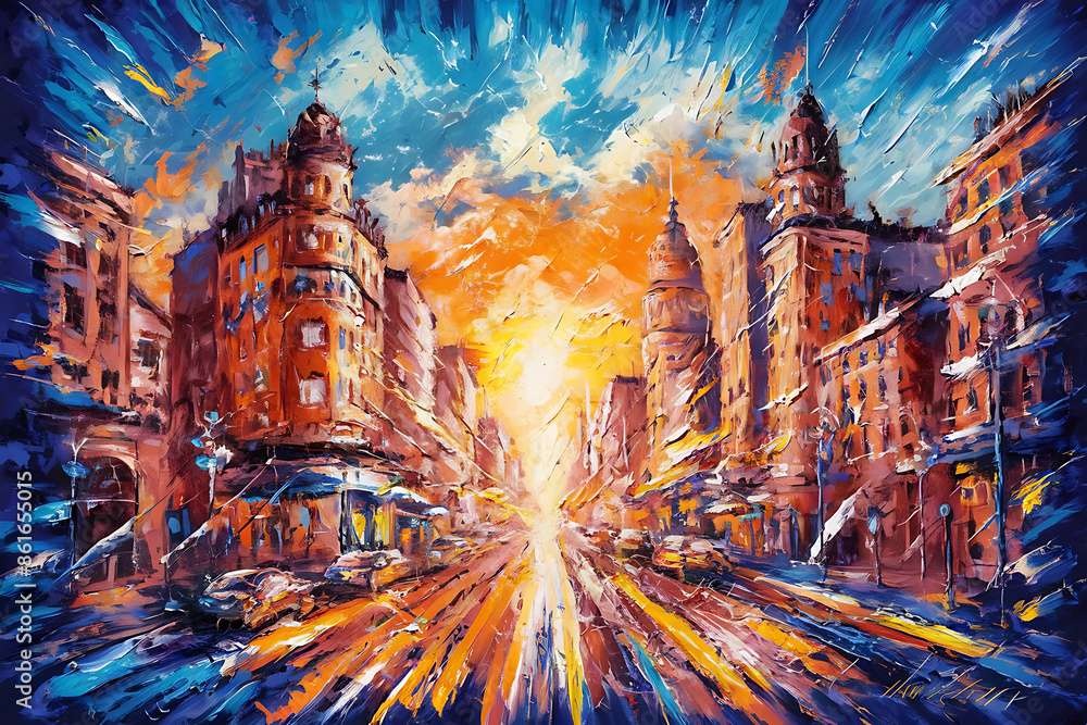 Obraz premium painting on the wall