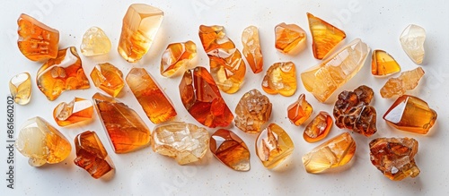 Amber. Heap of natural unpr...