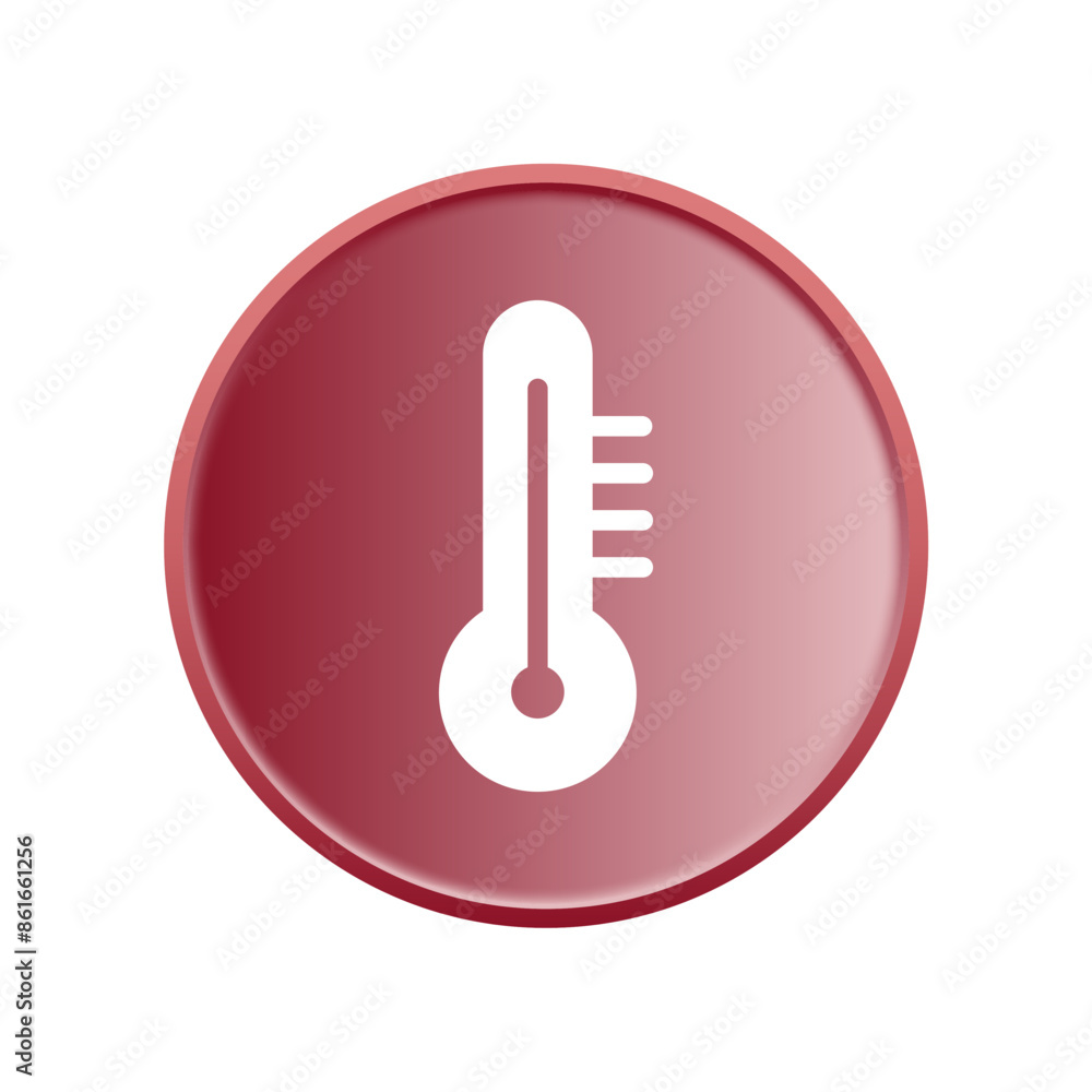 Illustration Vector graphic of thermometer icon Illustration Vector graphic of thermometer icon