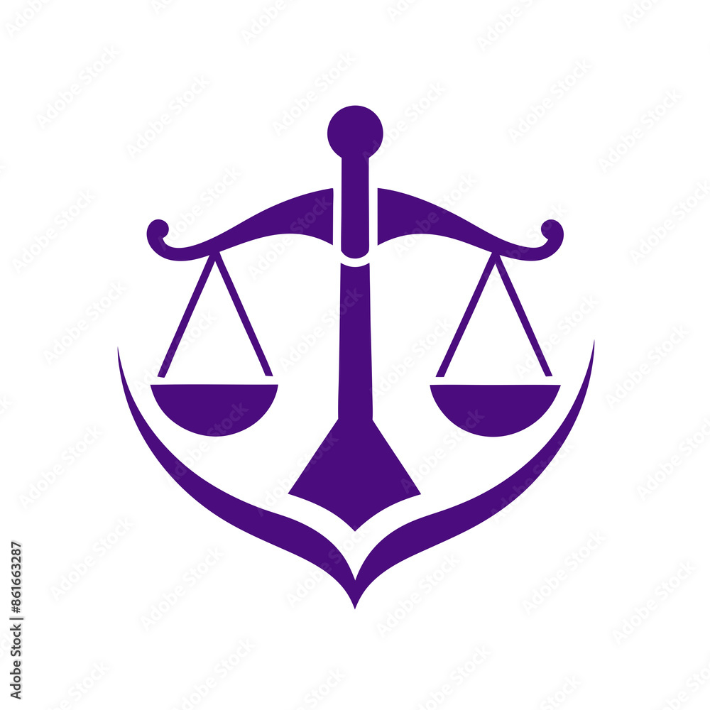 Modern and minimalist Law firm logo icon vector art illustration Modern and minimalist Law firm logo icon vector art illustration