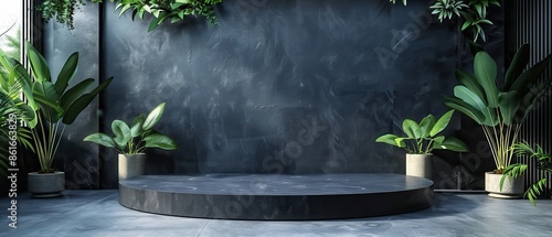 A podium decorated with chalkboard motifs, ready for a speech, with space for text, minimal, bright style photo