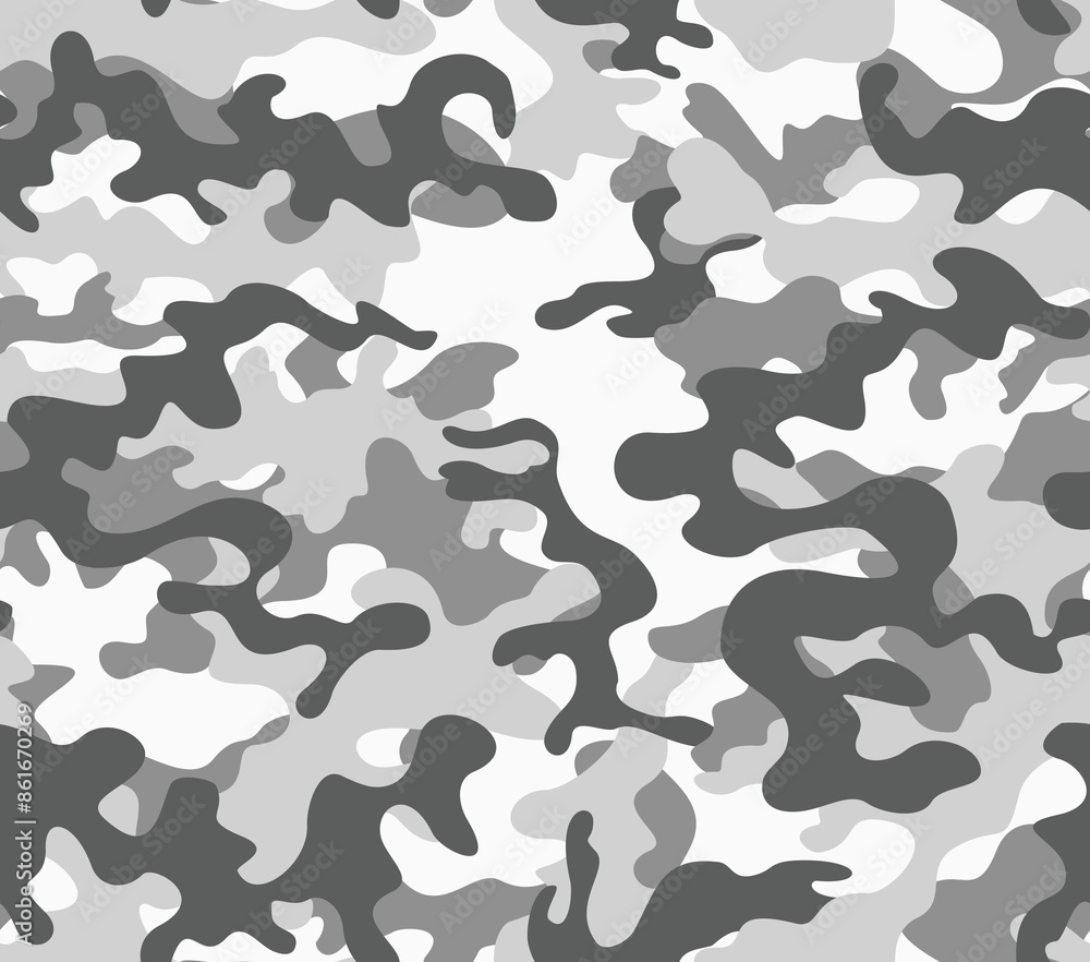 camouflage gray pattern, repeat texture, army print on textiles camouflage gray pattern, repeat texture, army print on textiles