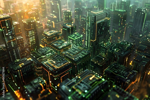 Futuristic city © Matija