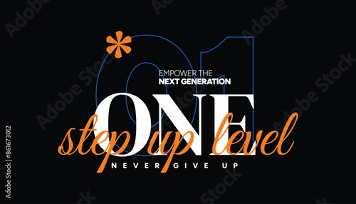 never give up, nothing impossible, stay strong, empower the next generation-typography tshirt design, typographic poster, nothing impossible inspirational quotes design
