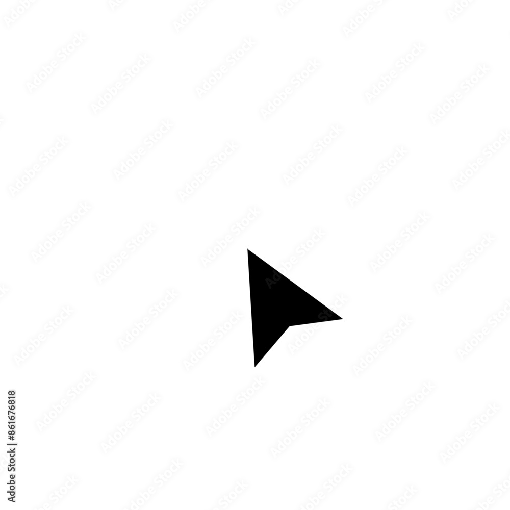 Cursor icon. Click icon vector illustration Cursor icon. Click icon vector illustration