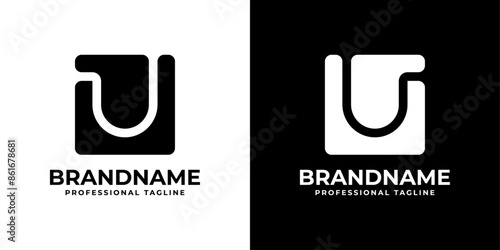 Modern Letter U Logo Set, suitable for any business with U initial