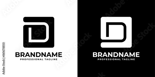 Modern Letter D Logo Set, suitable for any business with D initial
