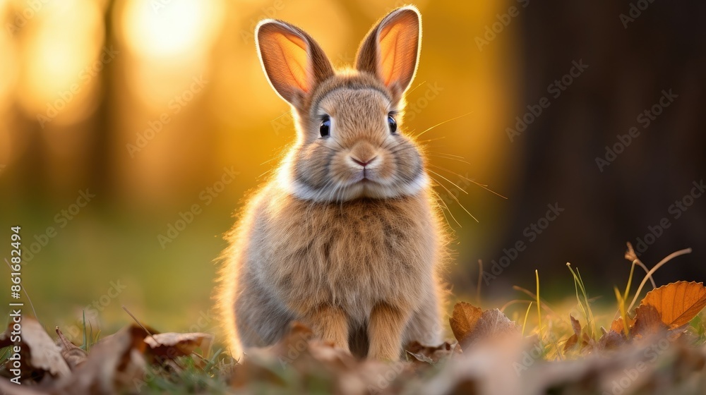 Fototapeta premium A cute little rabbit
