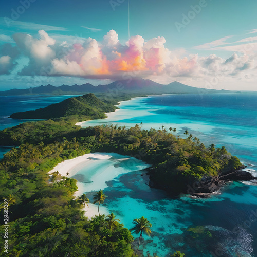 view of the sea and mountains