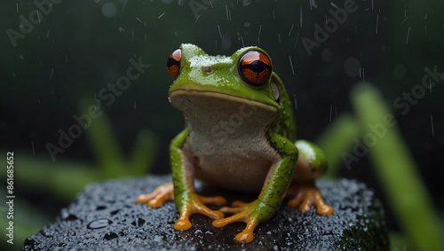 A haiku inspired by the chorus of frogs on a rainy summer night ai_generated