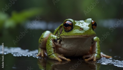 A haiku inspired by the chorus of frogs on a rainy summer night ai_generated