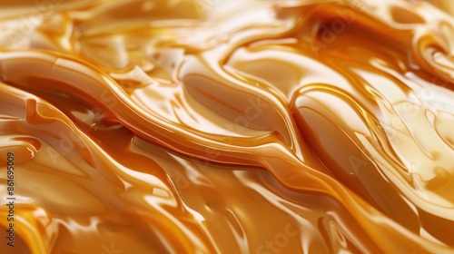 smooth caramel texture background sweet melted sugar or toffee abstract food photography