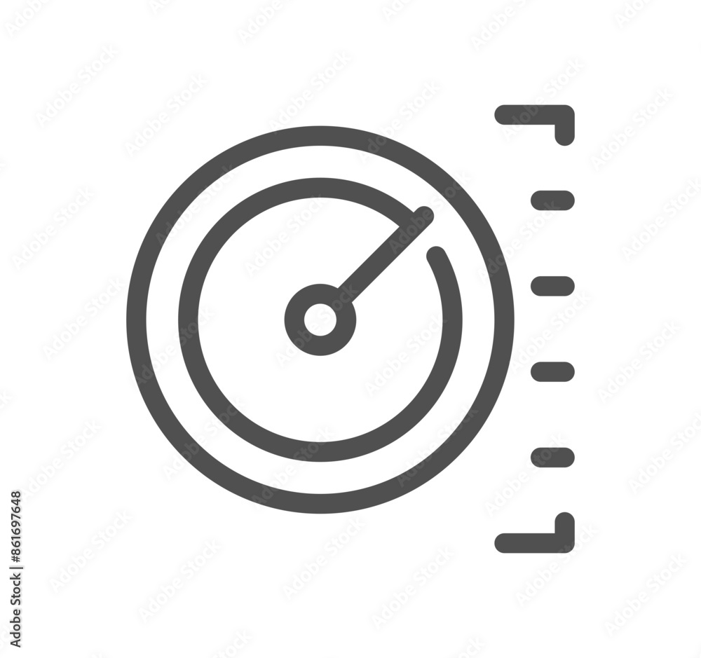 Smart house related icon outline and linear vector.
Smart house related icon outline and linear vector.