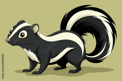 zodiac sign pisces, skunk  icon vector illustration, skunk silhouette of a skunk isolated on a white background, eps, png, svg,  skunk vector