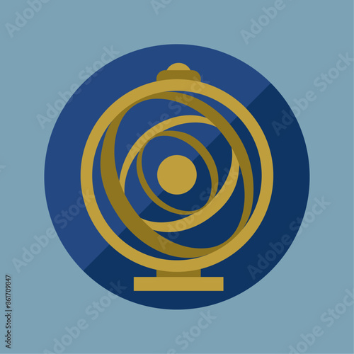 Orbit Helio Astronomy Flat Icon