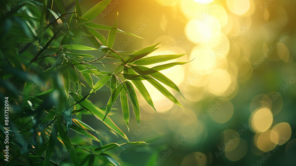 Bamboo tree with sunlight Bamboo tree with sunlight