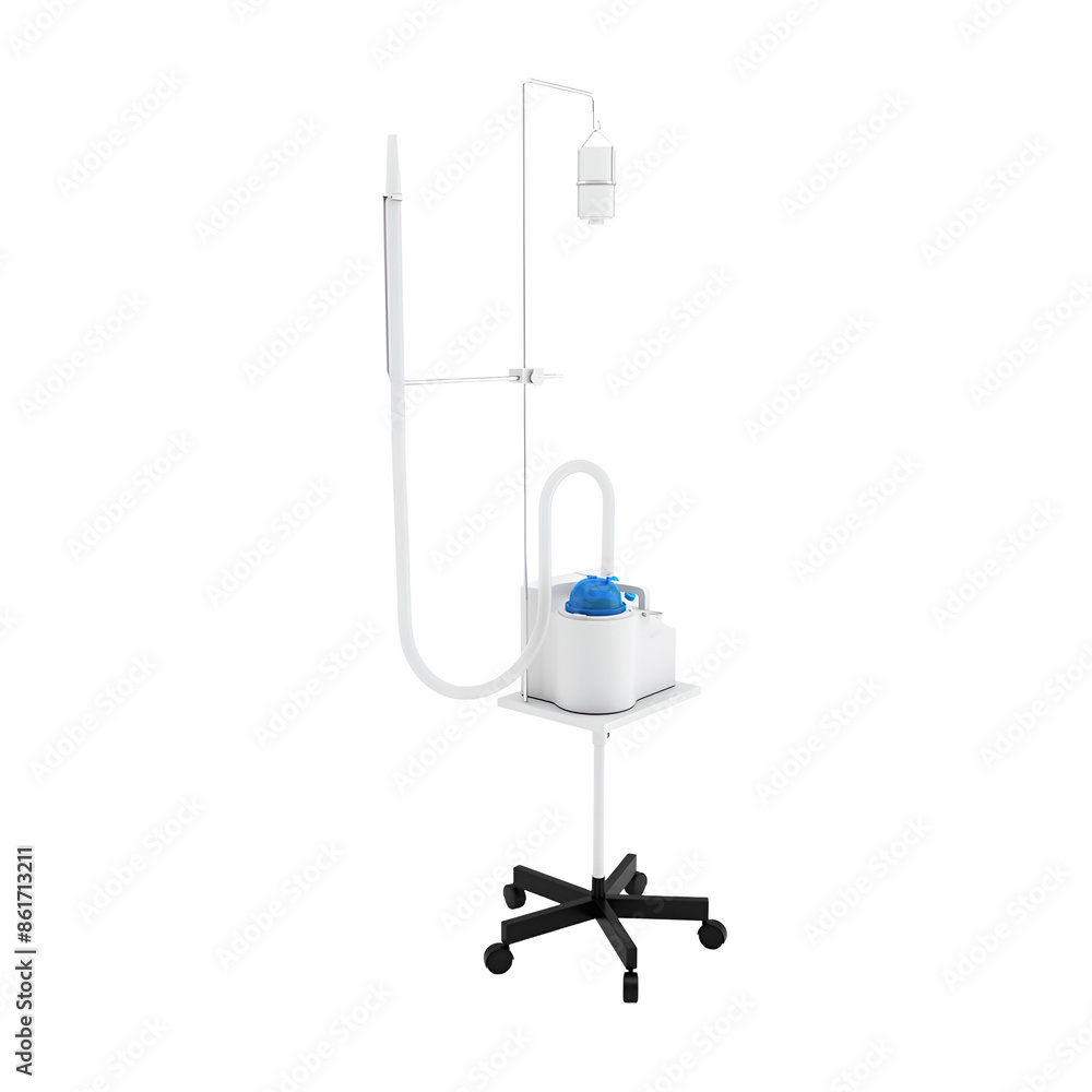 High-quality image of a medical inhaler device, used in respiratory care. Suitable for illustrating modern medical equipment for respiratory health. High-quality image of a medical inhaler device, used in respiratory care. Suitable for illustrating modern medical equipment for respiratory health.