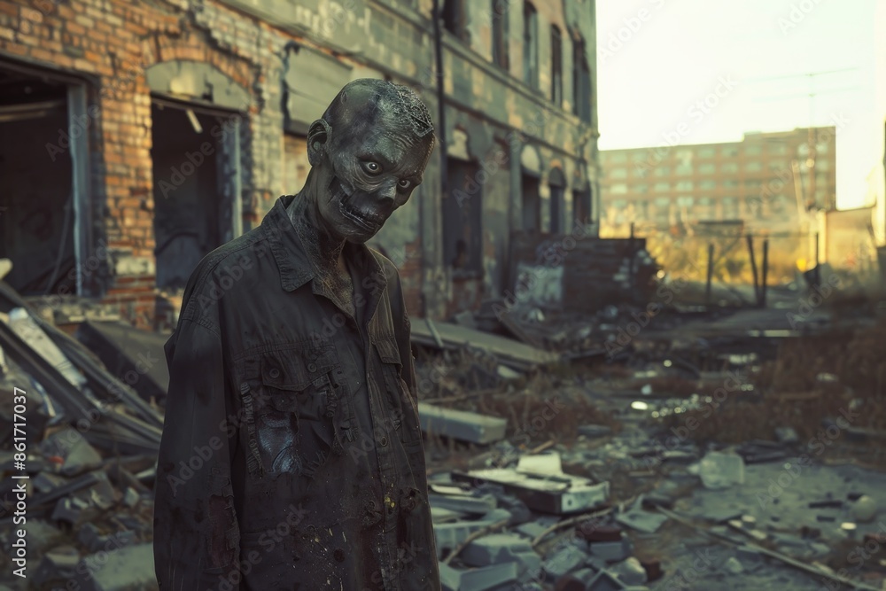 Zombie in the Ruins. Zombie in the Ruins.