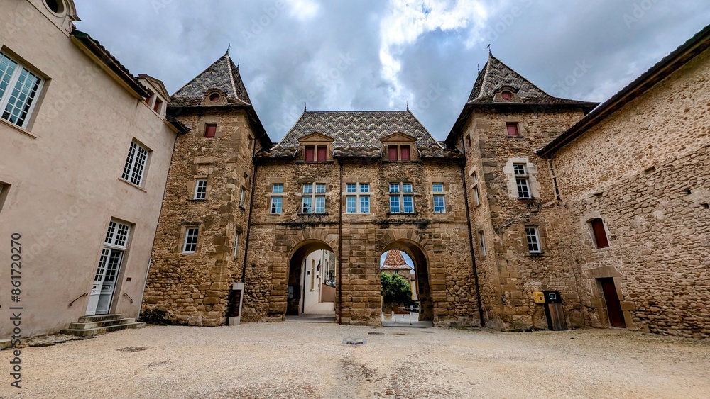 Naklejka premium SAINT-ANTOINE-L'ABBAYE (Isère)