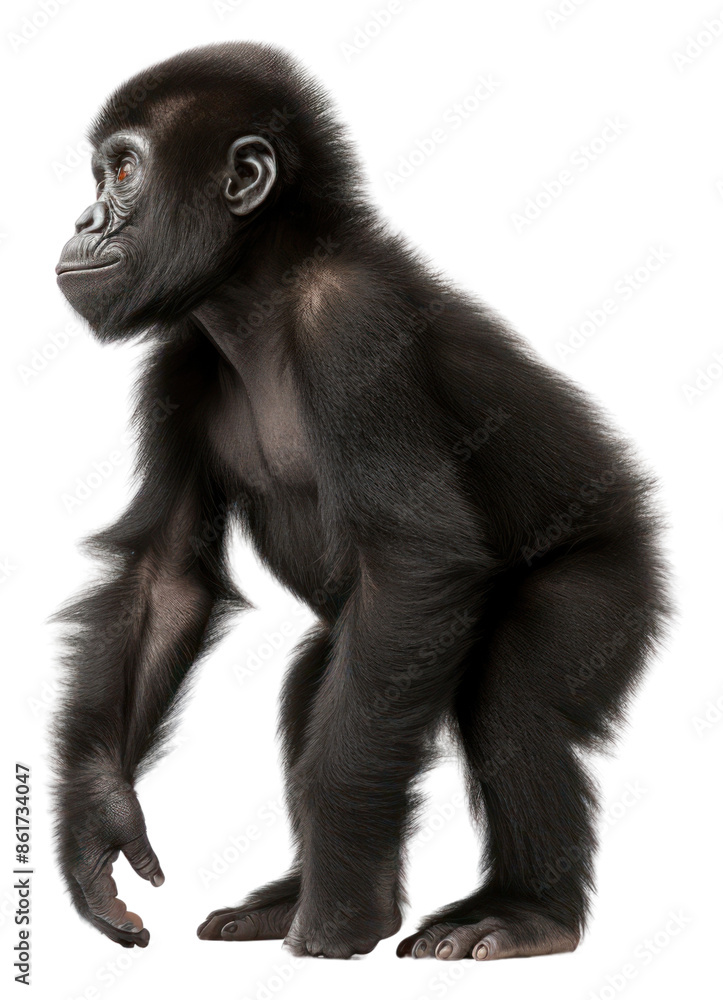 PNG Gorilla gorilla wildlife animal.