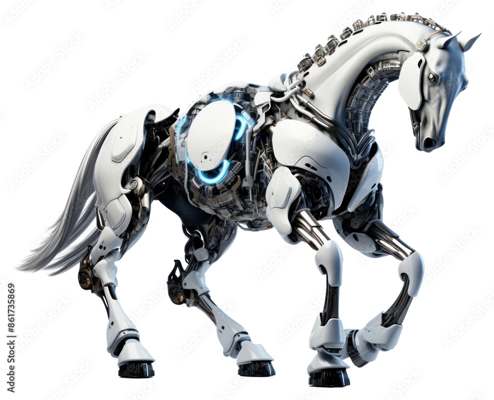 PNG Cyborg horse animal mammal white background. PNG Cyborg horse animal mammal white background.