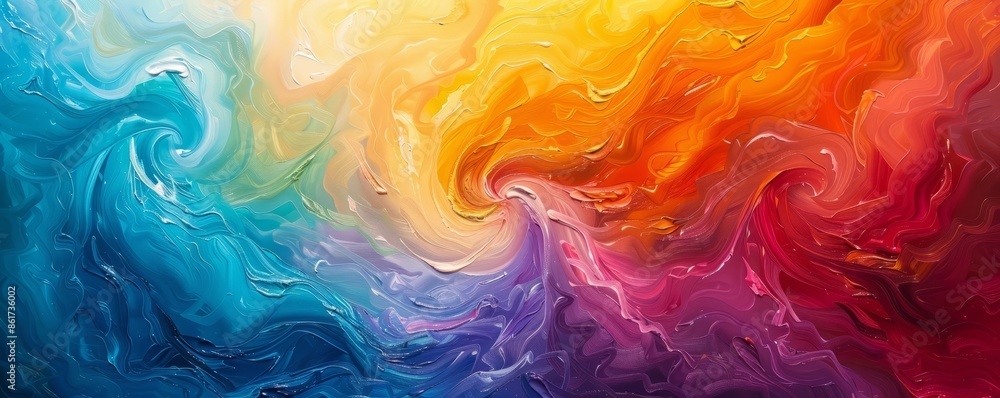 A swirl of vibrant colors blending together, creating a mesmerizing pattern. A swirl of vibrant colors blending together, creating a mesmerizing pattern.