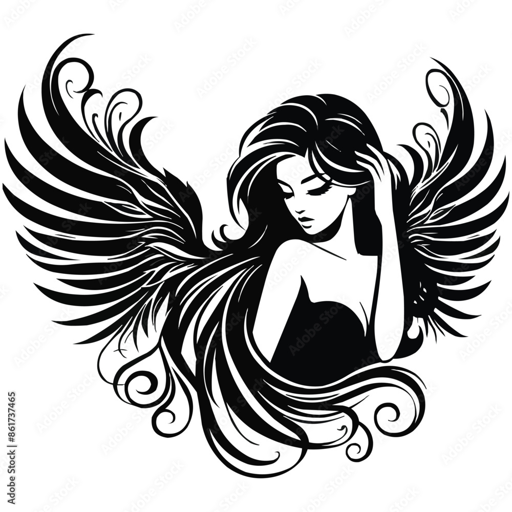 silhouette angel-06.eps silhouette angel-06.eps