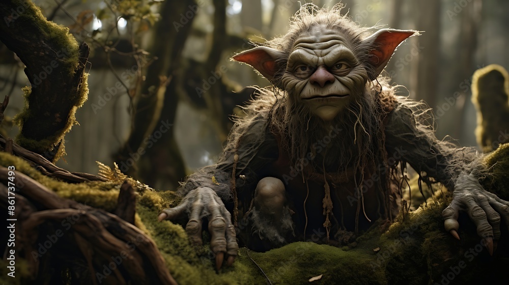 Obraz premium Mystery in the Jungle: Unseen Oddities