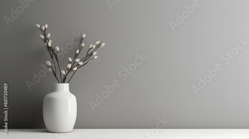 Minimalist Vase with Twigs © bharath