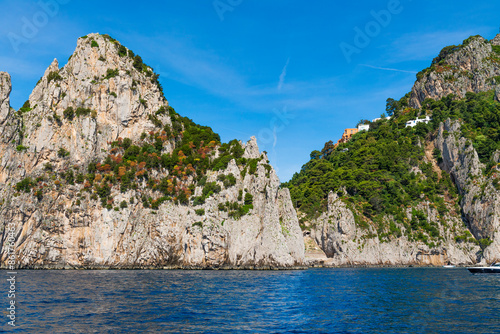 The wonderful island of Capri, amalfi coast, bay of naples, italy