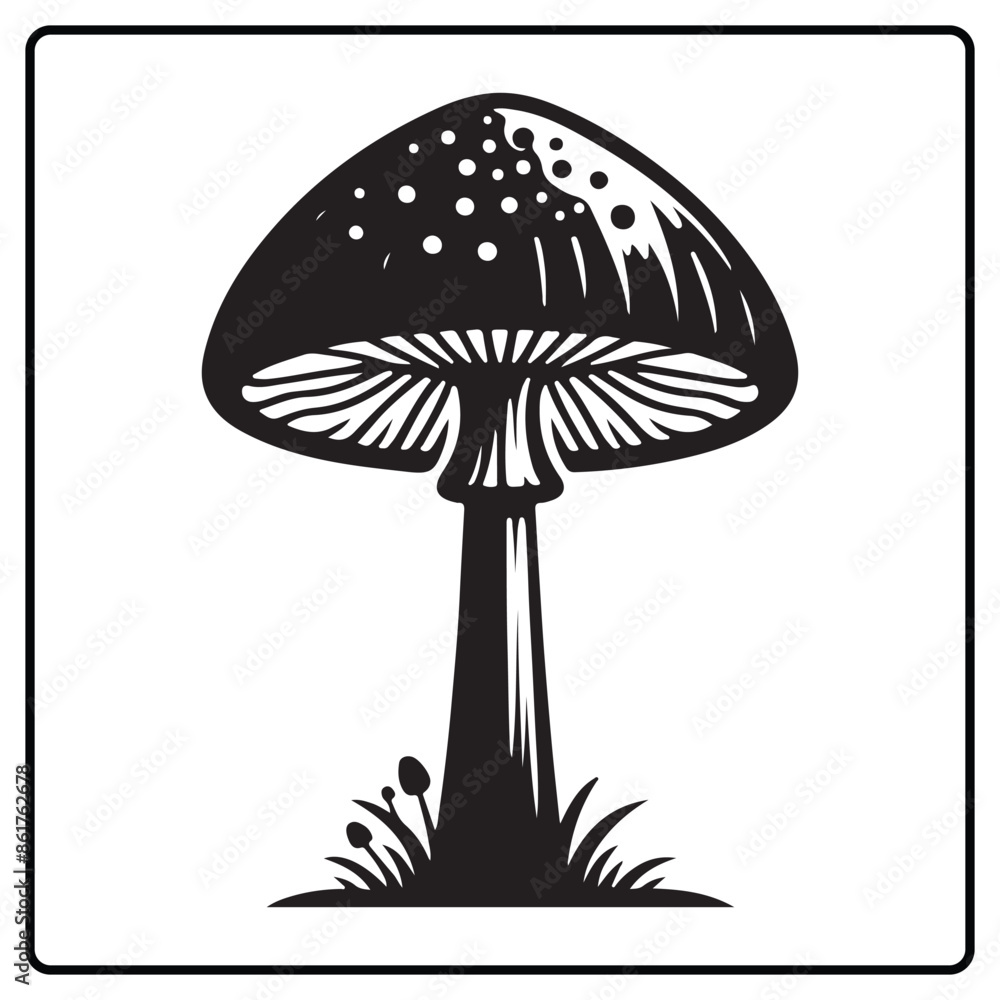 illustration of mushroom, black mushroom silhouette vector illustration for coloring book
t shirt, Hand drawn trendy Vector design
illustration of mushroom, black mushroom silhouette vector illustration for coloring book
t shirt, Hand drawn trendy Vector design