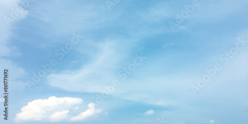 Canvas Print blue sunny summer sky Autumn effect sunlight bright effect blue abstract backgro