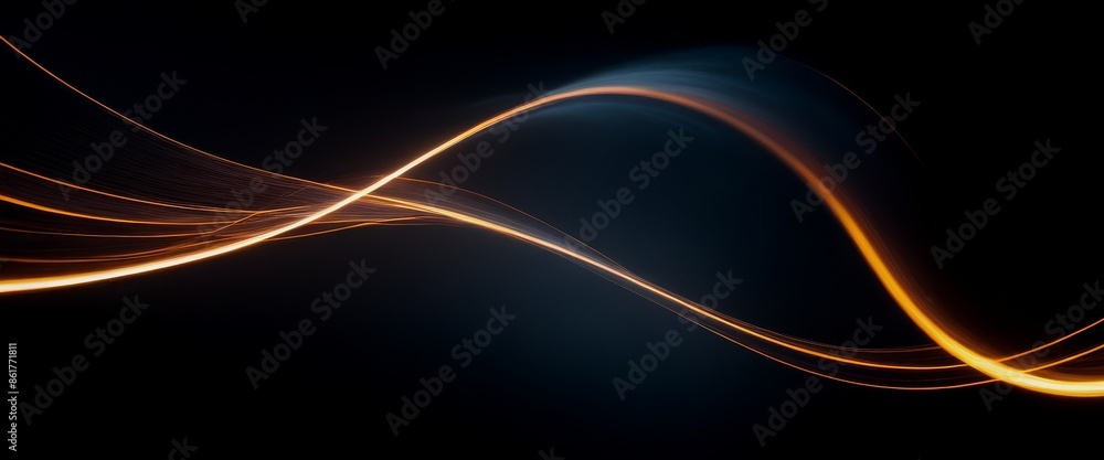 Abstract Light Trails Swirling radiant streaks of light Abstract Light Trails Swirling radiant streaks of light
