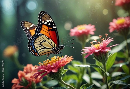 monarch butterfly on flower © Md Imranul Rahman
