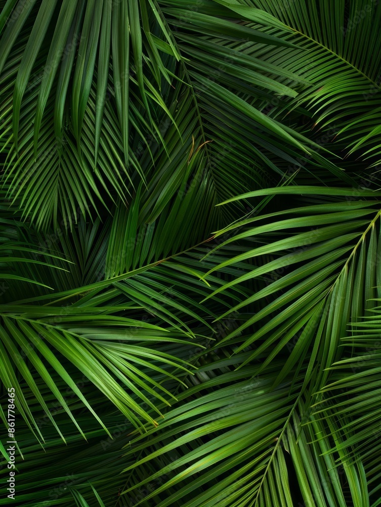 Obraz premium tropical palm pattern